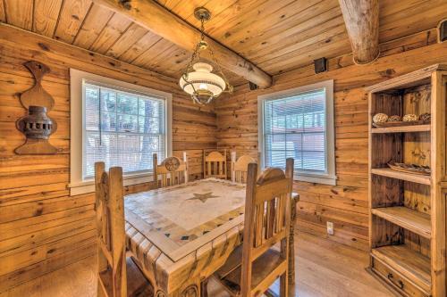 Rustic Ruidoso Cabin With Hot Tub, Deck And Grill