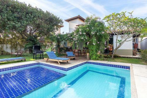 Casa 40 Metros Do Mar Com Piscina Privativa - Completa 4 Suites