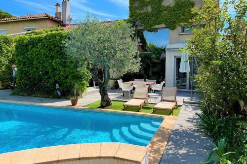 +villa L'oasis Centre Ville Piscine, Clim Parking