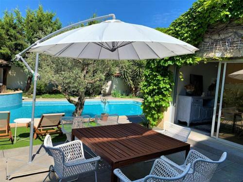 +villa L'oasis Centre Ville Piscine, Clim Parking