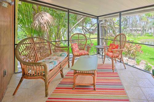 Colorful Ellenton Escape With Lanai And Pond View