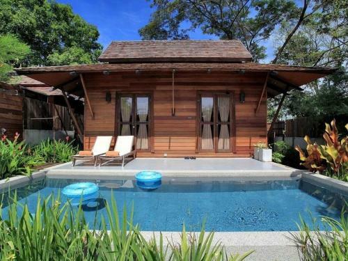Wooden Private Pool Villa - By Prosper Hospitality