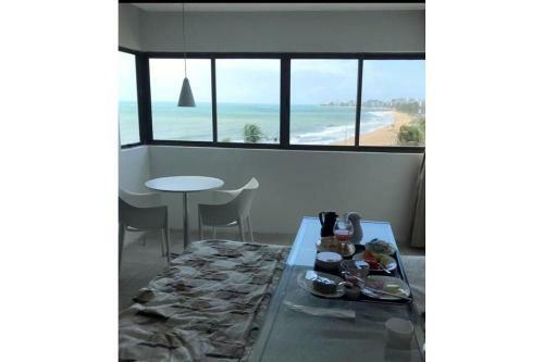 Apartamento �timo Flat Com Vista Panor�mica Da Praia Em Macei�