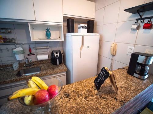 Apartamento Studio Da Praia Vista Mar 2 Suites Completa
