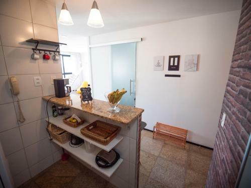 Apartamento Studio Da Praia Vista Mar 2 Suites Completa