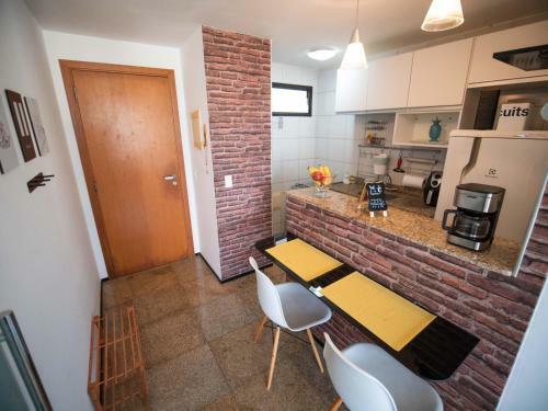 Apartamento Studio Da Praia Vista Mar 2 Suites Completa