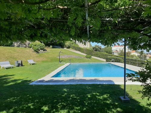 Chalet En El Centro de Baiona Con Vistas Y Piscina