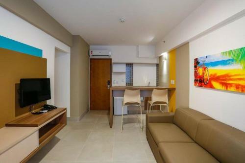 Apartamento No Ol�mpia Park Resort (Melhor Pre�o!)