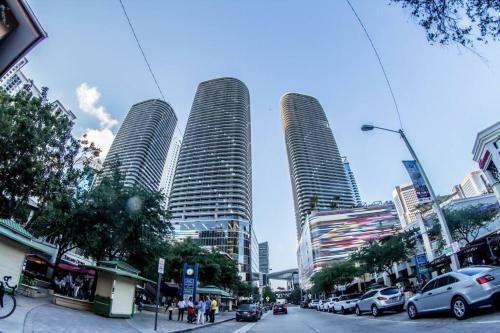 Apartamento 3 Bedroom Apt Bay View Brickell With Free Parking