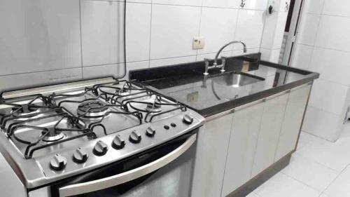 Apartamento Canto Do Forte - Varanda Gourmet Com Vista Mar