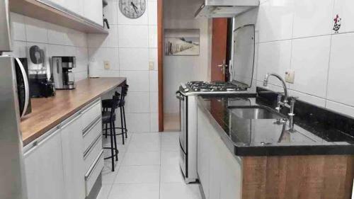 Apartamento Canto Do Forte - Varanda Gourmet Com Vista Mar