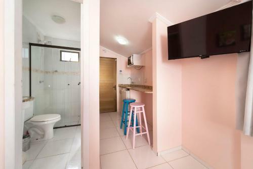 Apartamento Aluguel Flat Mono Ambiente 40m Do Mar - Bombas-sc