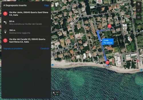 Villetta 150mt Dalla Spiaggia Flumini Di Quartu