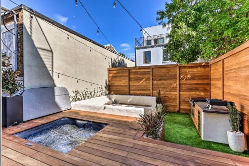 Dtwn Townhome With Hot Tub And Backyard Oasis!