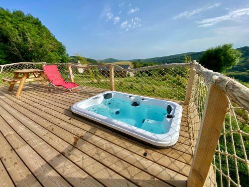 Yourte 2-4 Personnes Avec Spa