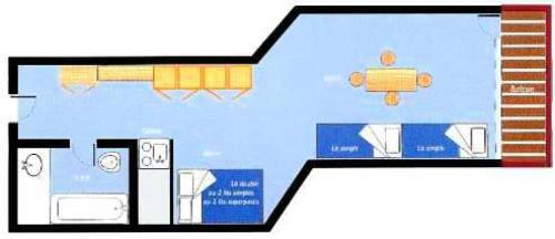 Apartamento R�sidence Miravidi - Studio Pour 4 Personnes 49