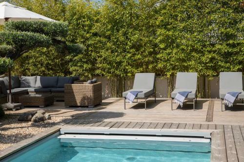 Villa Mooreva Lodge - Services, Climatisation, Piscine Chauff�e, Plage � 80m