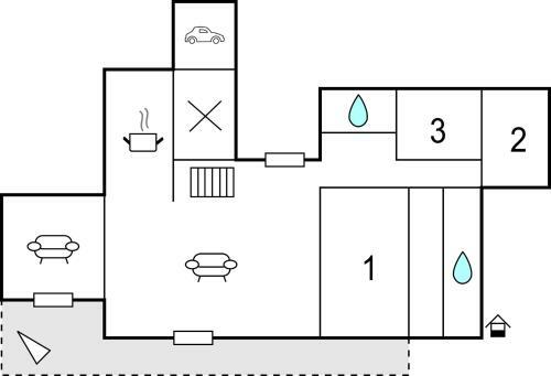 Nice Home In Hillion W/ Wifi And 4 Bedrooms
