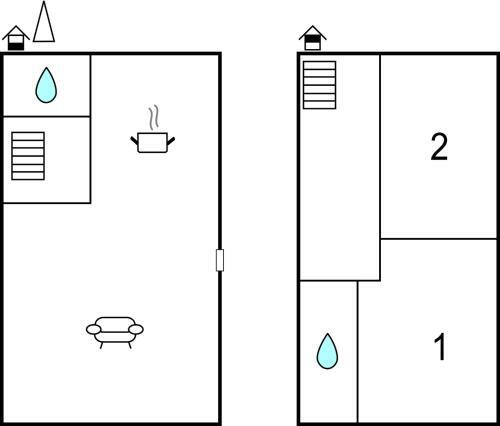 Nice Home In Ploray W/ 2 Bedrooms
