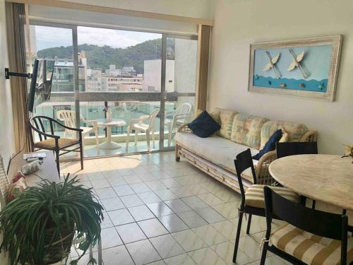 Apartamento Linda Vista Para O Mar Com Varanda 3 Dorm