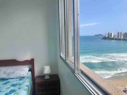 Apartamento Linda Vista Para O Mar Com Varanda 3 Dorm