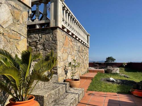 Amanecer En O Mar, Casa En Baiona Con Piscina