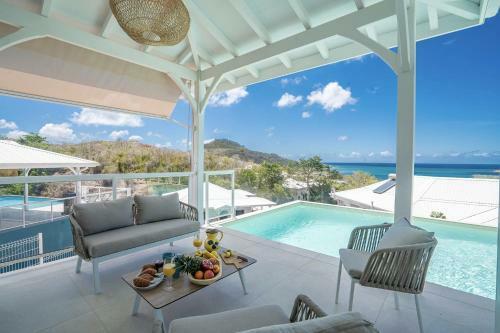 Villa Resplendissante Avec 3ch, Piscine, Vue Mer