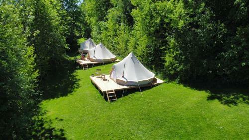 Lyxig Glamping I Naturreservat Ink. Frukost