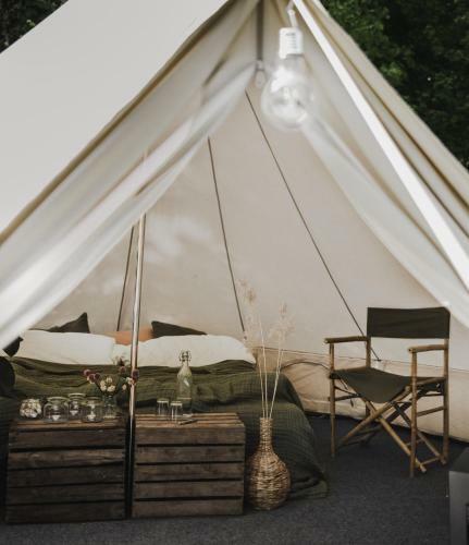 Lyxig Glamping I Naturreservat Ink. Frukost