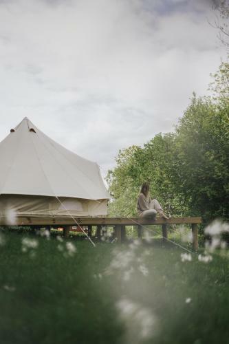Lyxig Glamping I Naturreservat Ink. Frukost