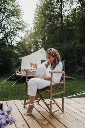 Lyxig Glamping I Naturreservat Ink. Frukost
