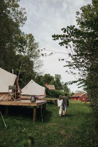 Lyxig Glamping I Naturreservat Ink. Frukost