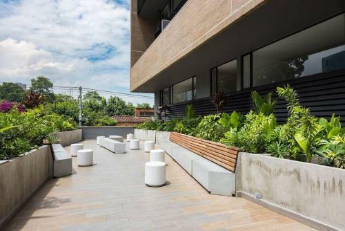 Apartamento Top Floor Studio! Poblado, A/c, Coworking, Gym 1416