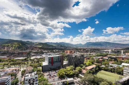 Apartamento Top Floor Studio! Poblado, A/c, Coworking, Gym 1416