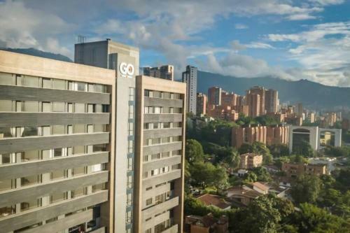 Apartamento Top Floor Studio! Poblado, A/c, Coworking, Gym 1416