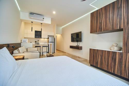 Apartamento Lively Stylish Studio Perfect For Couples Awesome View From Rooftop Terrace Infinity Pool