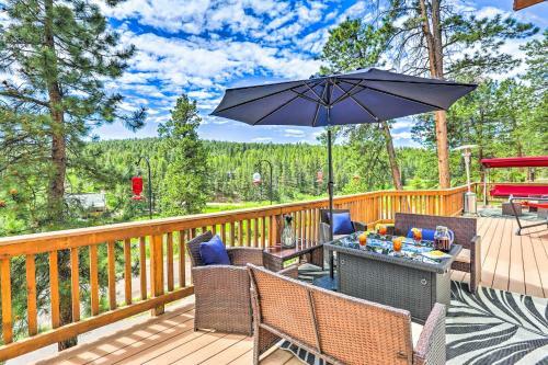 Grand Conifer Retreat With Large Furnished Deck