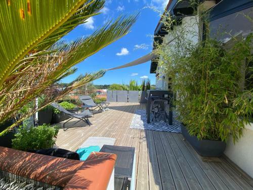 Biarritz, Villa Standing 8 Couchages, Grand Jardin