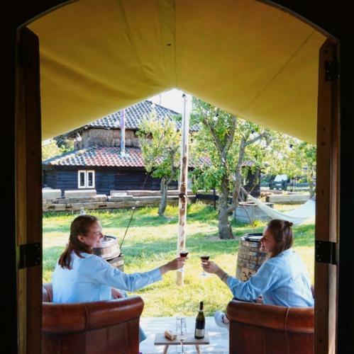 Slapen Tussen de Schapen In Een Tiny Wineyhouse