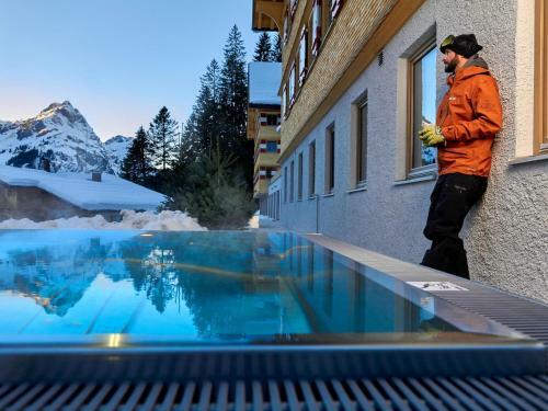Superb Apartment In Schr�cken With Sauna And Pool