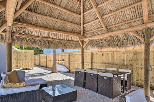 Palm City Canalfront Home With Tiki Hut And Dock!