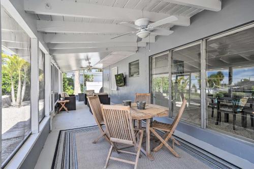 Palm City Canalfront Home With Tiki Hut And Dock!