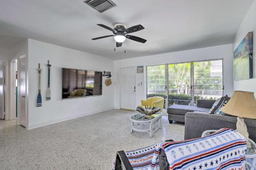 Palm City Canalfront Home With Tiki Hut And Dock!