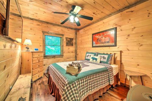 Woodsy Georgia Abode With Decks And Creek On-site