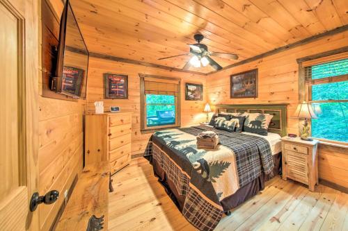 Woodsy Georgia Abode With Decks And Creek On-site