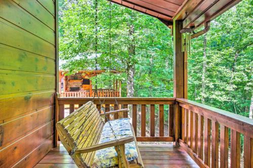 Woodsy Georgia Abode With Decks And Creek On-site