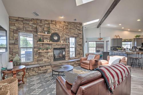 Modern Flagstaff Home Deck, Patio And Fire Pit
