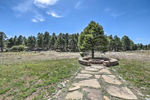 Modern Flagstaff Home Deck, Patio And Fire Pit