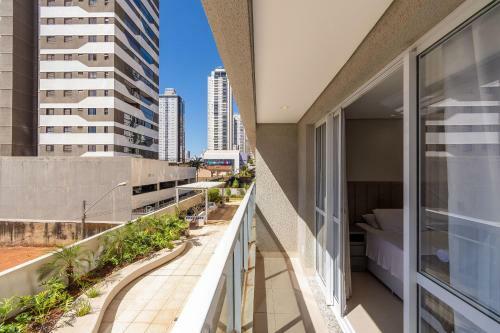 Apartamento Flat Acolhedor No Edif�cio The Expression - Setor Bueno - Th103