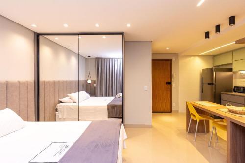Apartamento Flat Acolhedor No Edif�cio The Expression - Setor Bueno - Th103